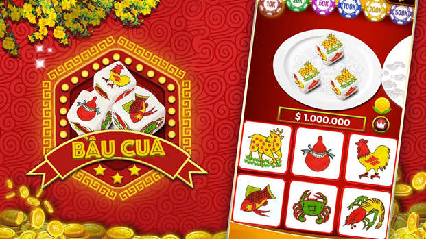 chơi bầu cua tôm cá 
