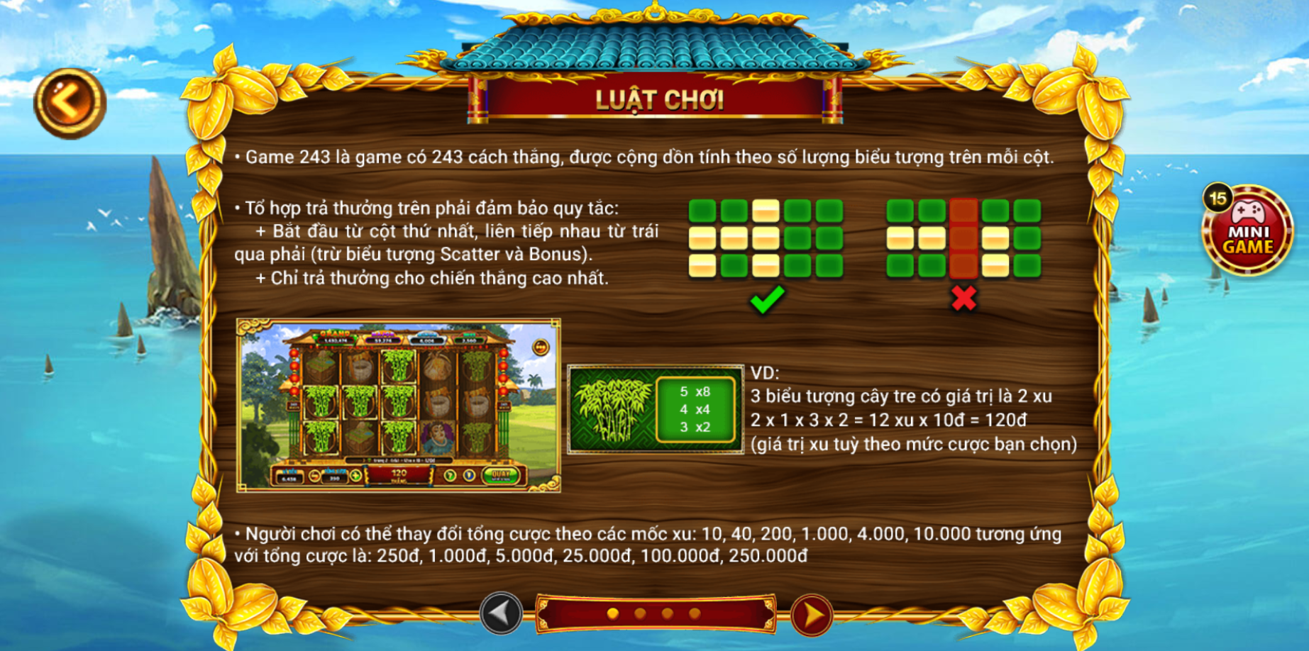 Những thông tin về slot game Ăn khế trả vàng 